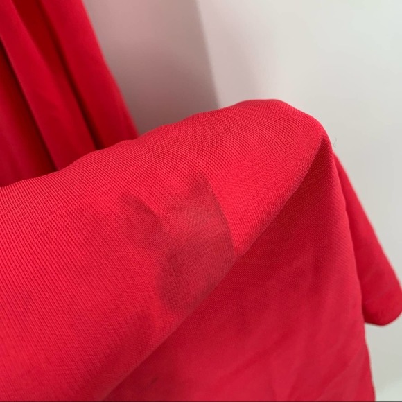 ABS Allen Schwartz Red Maxi Dress Women’s Size M NWT $380 - Picture 13 of 15